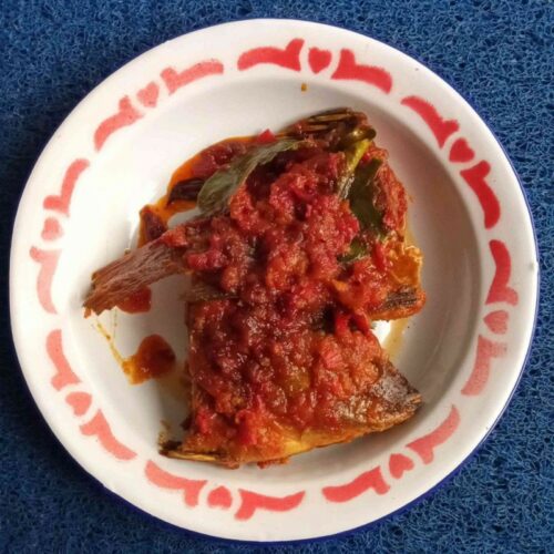 resepi ikan talapia masak merah