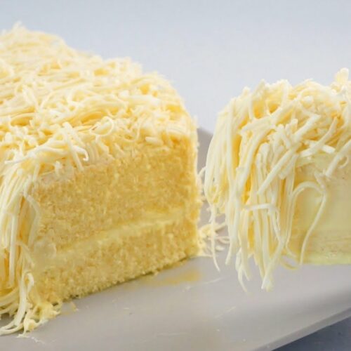resepi snow cheese cake